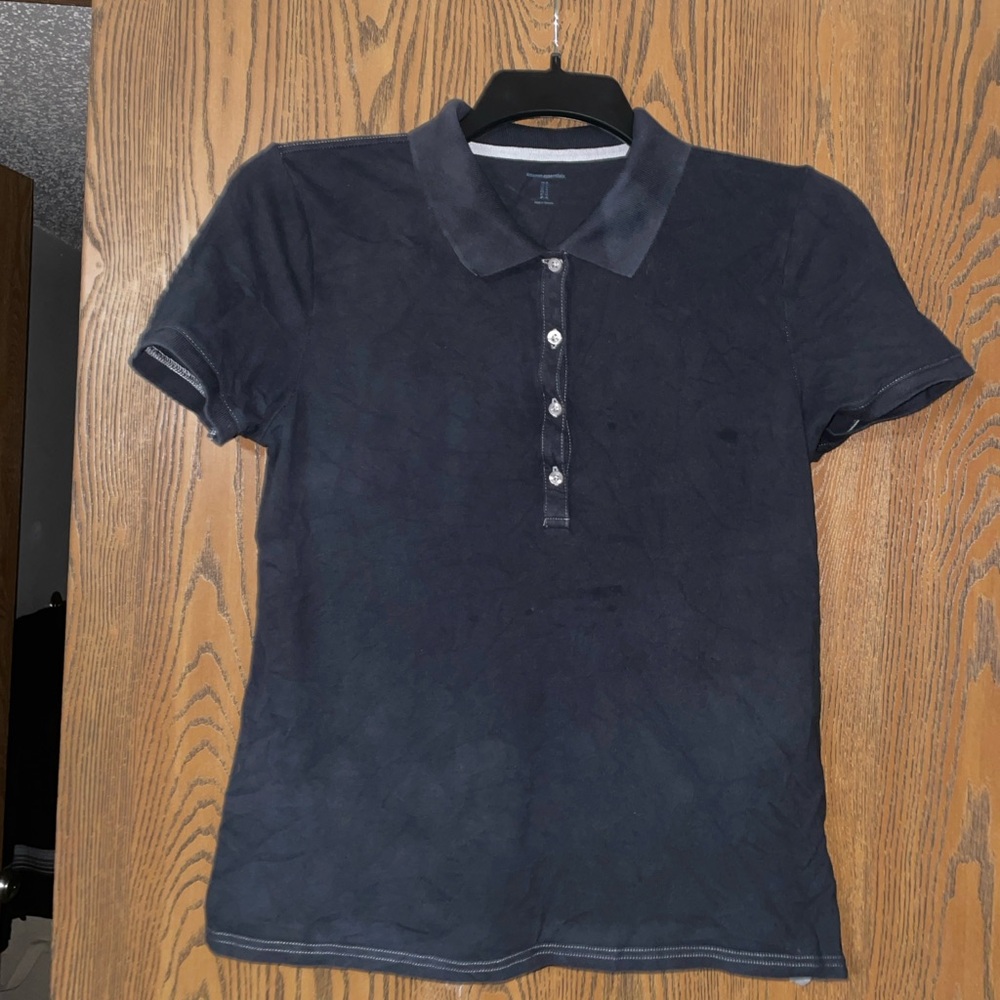 Light grey/black polo